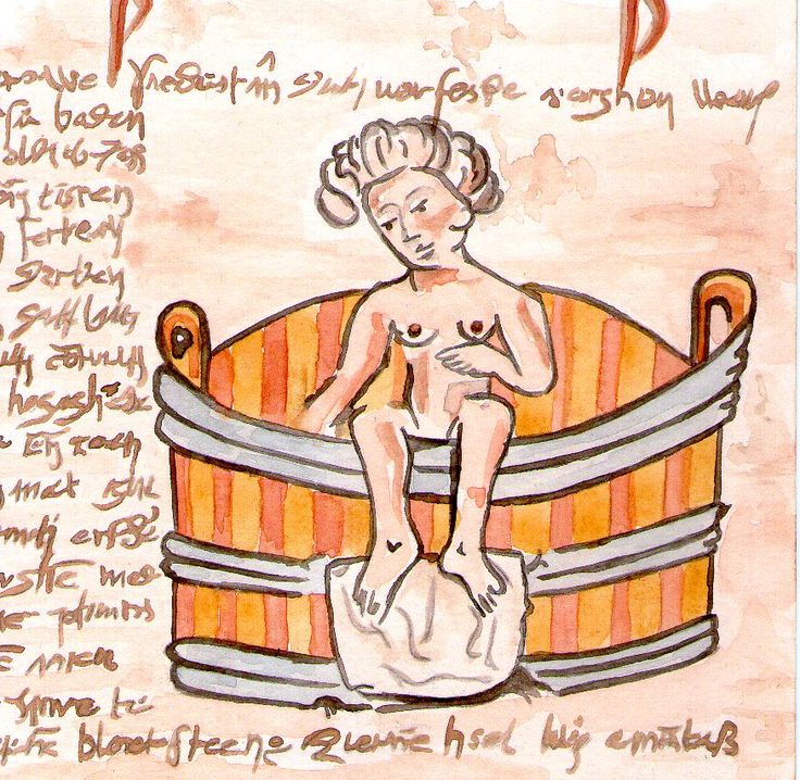 Illustrazione da un manoscritto medievale del De passionibus mulierum ante in et post partum.